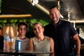 Family enjoying hospitality